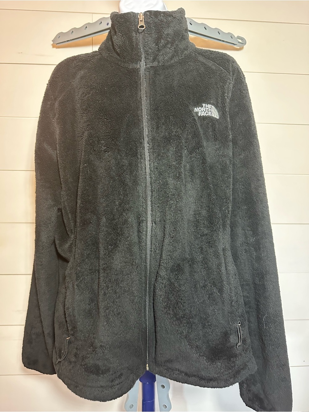 #215 The North Face Women's Cozy Full-Zip Fleece Jacket — Black